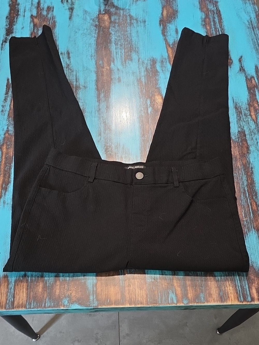 Mario Serrani Black Skinny Pants
